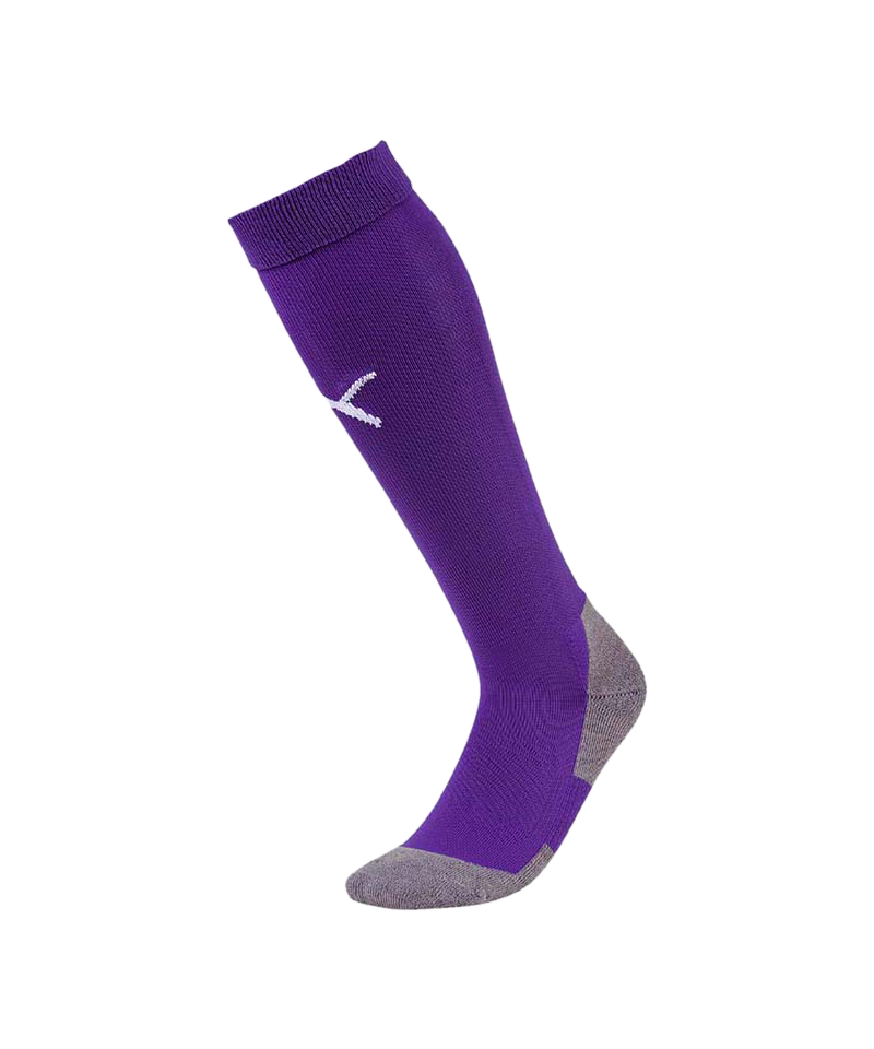 PUMA LIGA Socks Core Stutzenstrumpf Lila Weiss F10