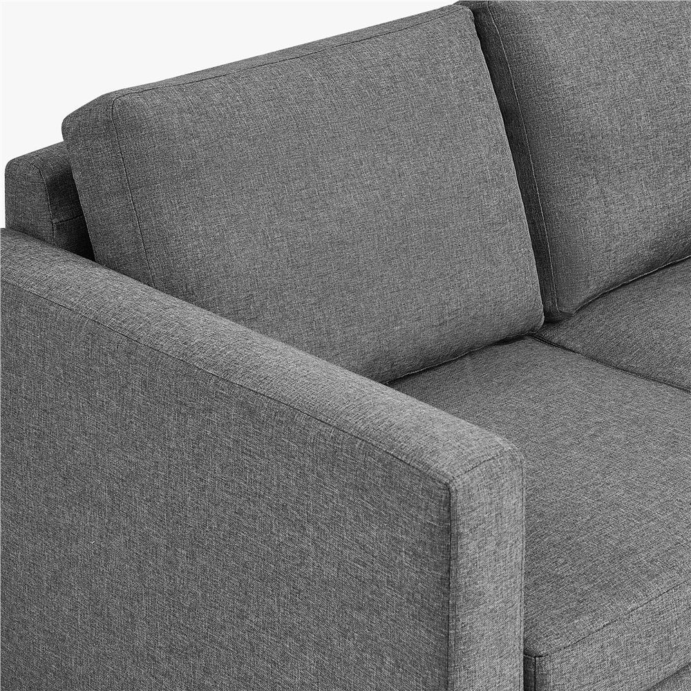 Yaheetech Schlafsofa, 3-Sitzer-Sofa Couch Polstersofa für 3 Personen, max.340 KG belastbar