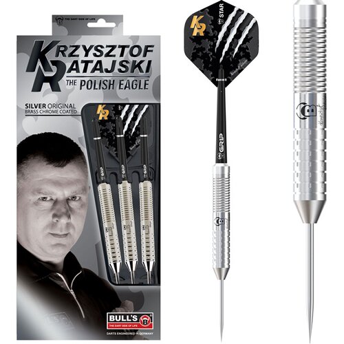 BULL'S DARTPFEIL KRZYSZTOF RATAJSKI BRASS SILVER STEEL DART