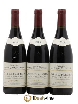 Gevrey-Chambertin 1er Cru Craipillot Confuron-Cotetidot  2019 - Lot de 3 Bouteilles
