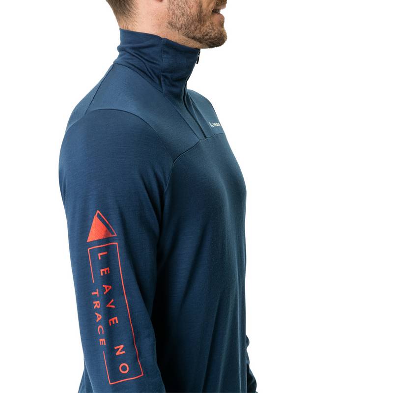 VAUDE Men's Monviso Wool Halfzip LS T-Shirt T-Shirt Herren