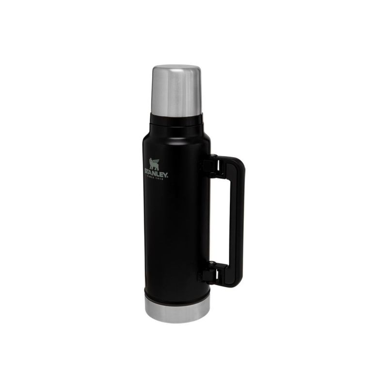Stanley Thermoflasche, Classic Legendary Bottle Large 1.5qt \/1.4 l Matte Black Pebble