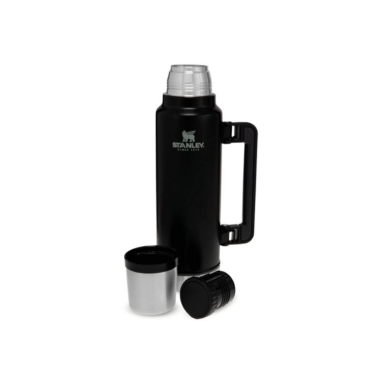 Stanley Thermoflasche, Classic Legendary Bottle Large 1.5qt \/1.4 l Matte Black Pebble