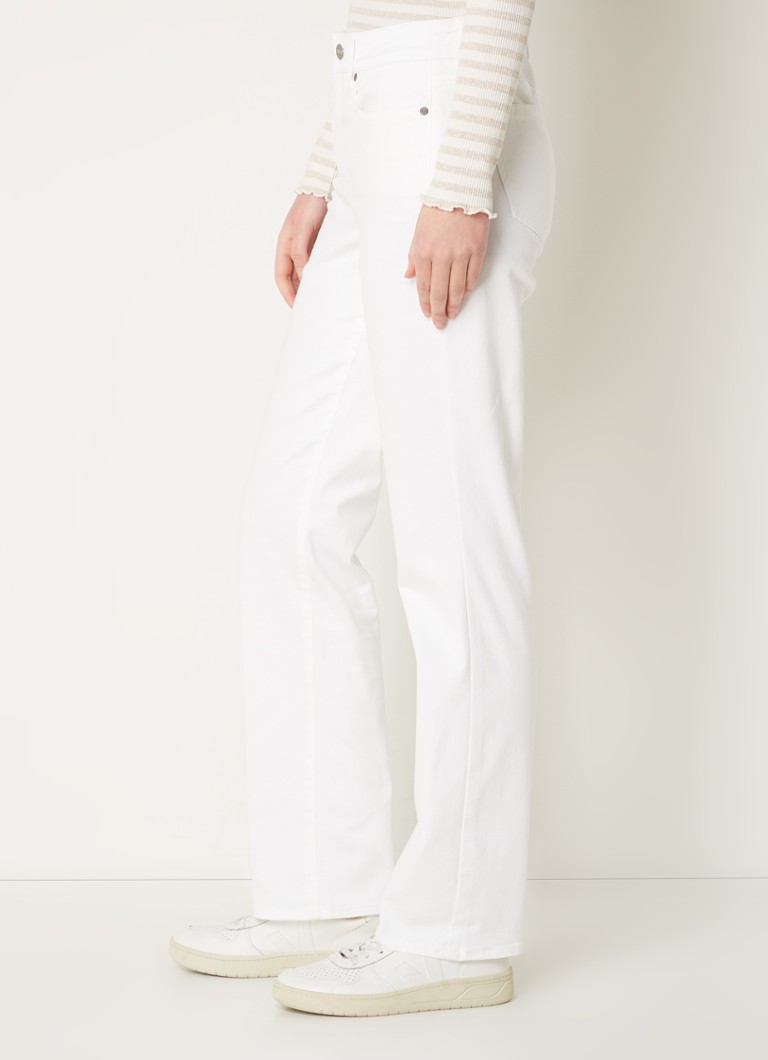 Pantaloni chino NYDJ Marilyn cu croială dreaptă și talie medie, cu elemente elastice