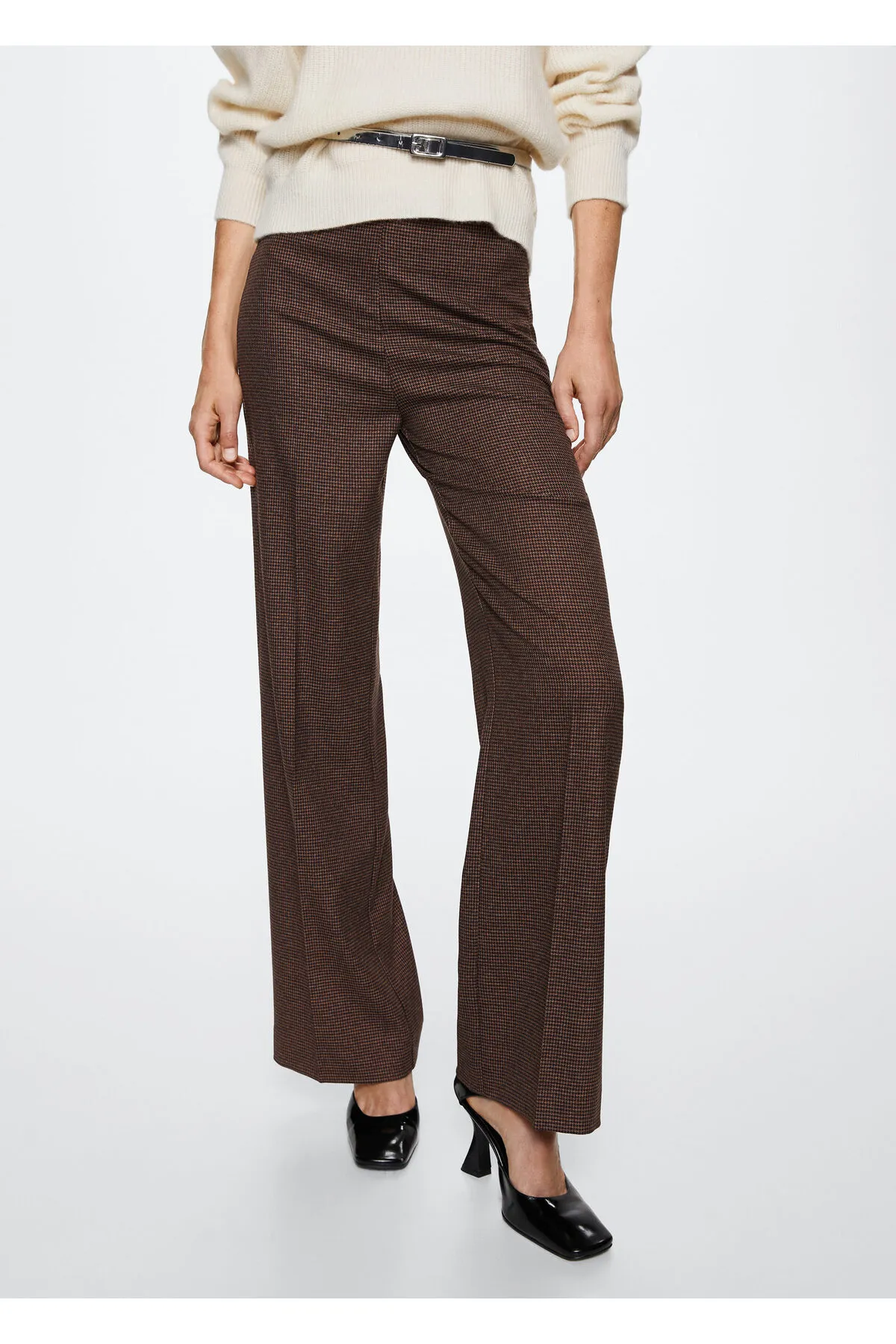 MANGO  Braune Damenhose 37086716