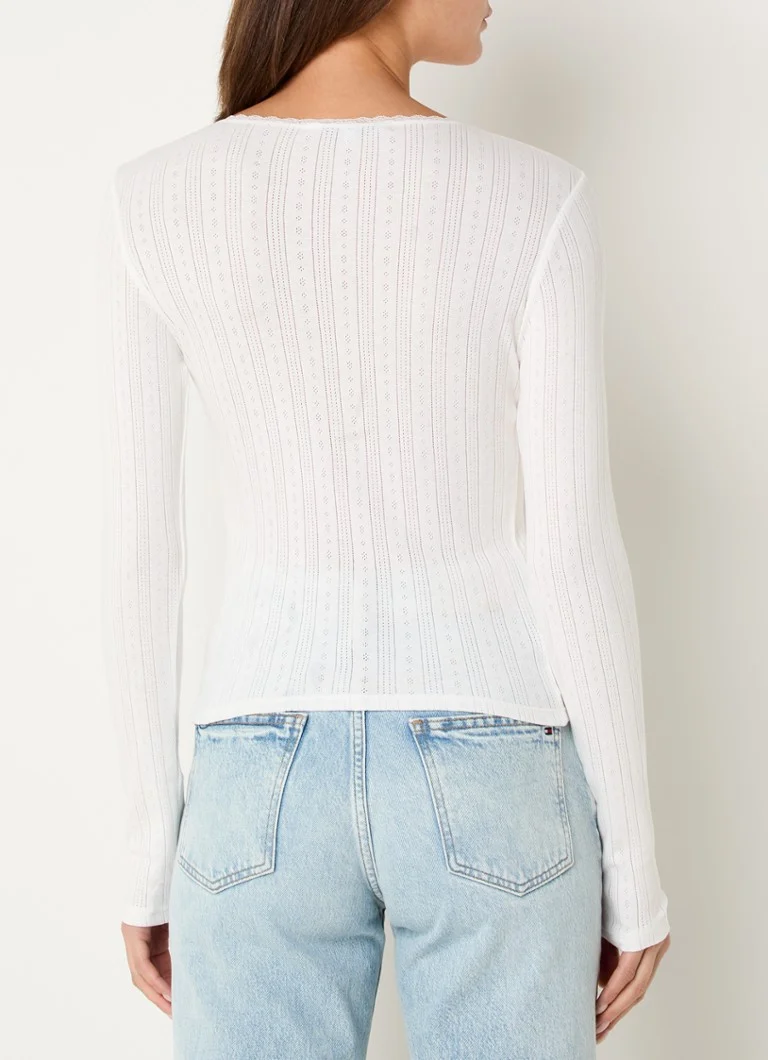Tommy Hilfiger long-sleeved shirt with logo embroidery