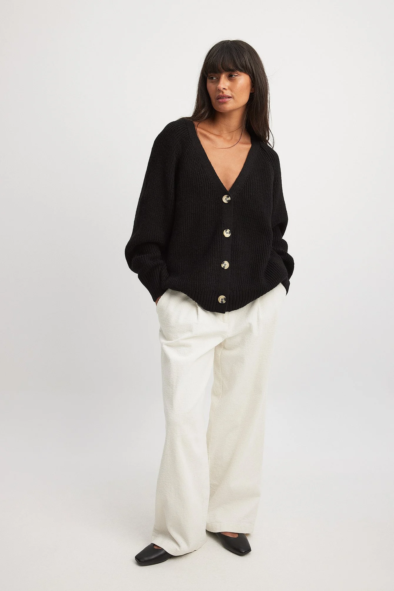 Oversize Strick-Cardigan