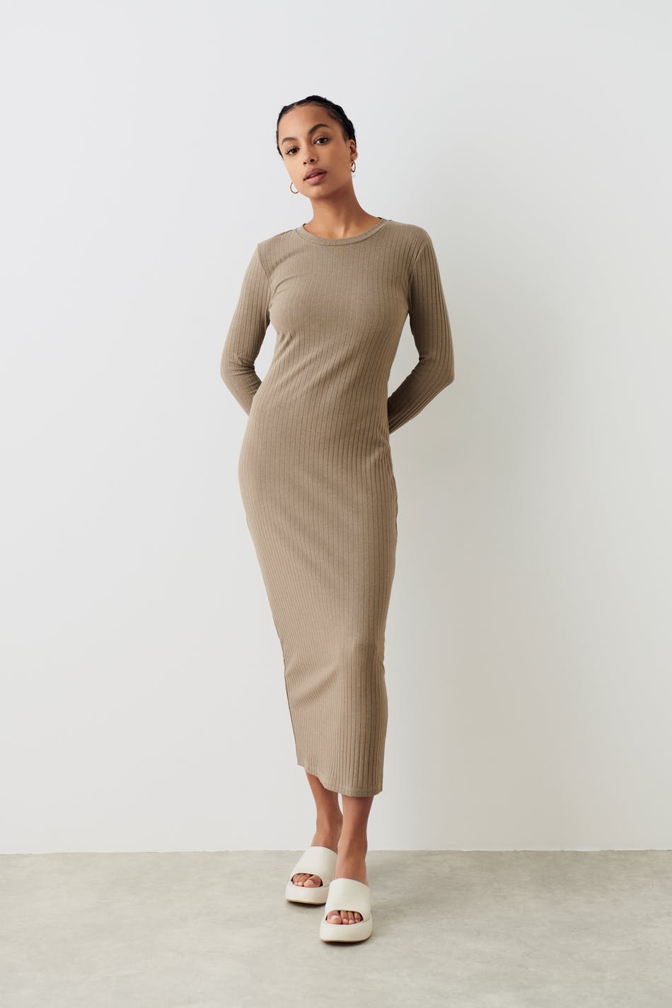 Maxi rib dress