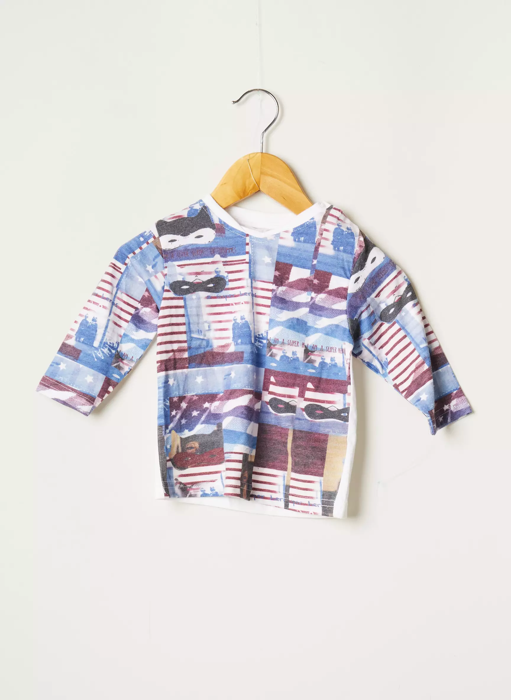 3 Pommes Tshirts Garcon couleur bleu