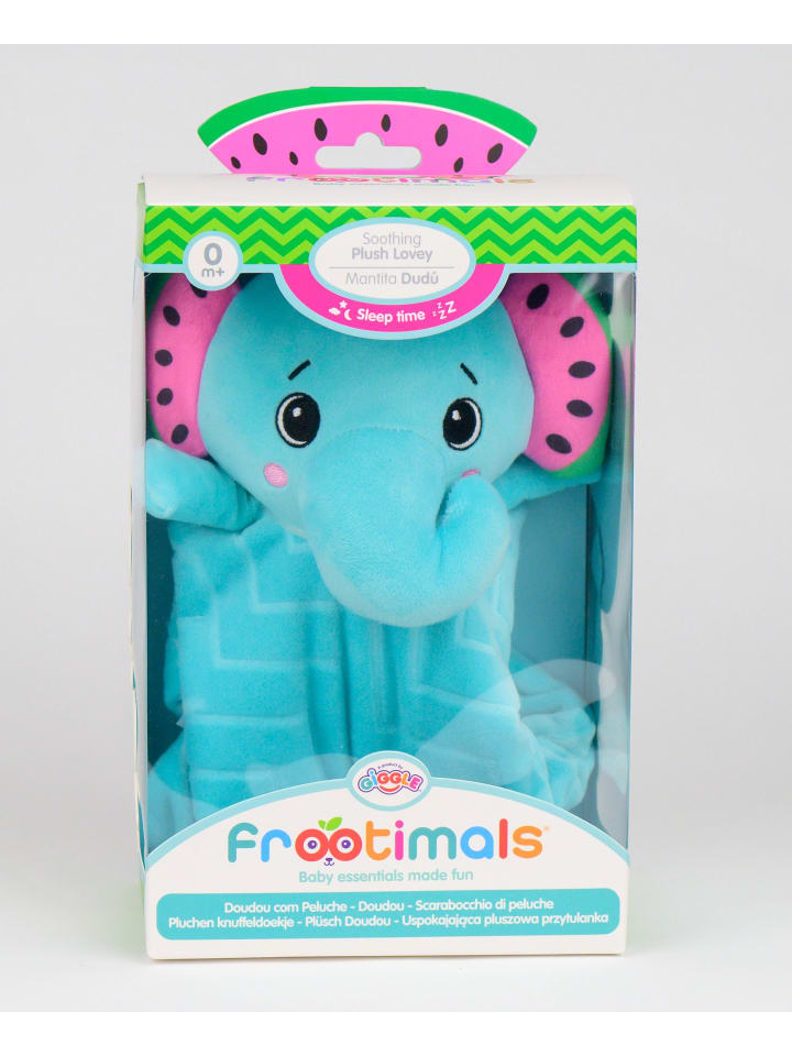Kids Licesing Schmusetuch Frootimals Melany Melephant in Blau günstig kaufen onesize