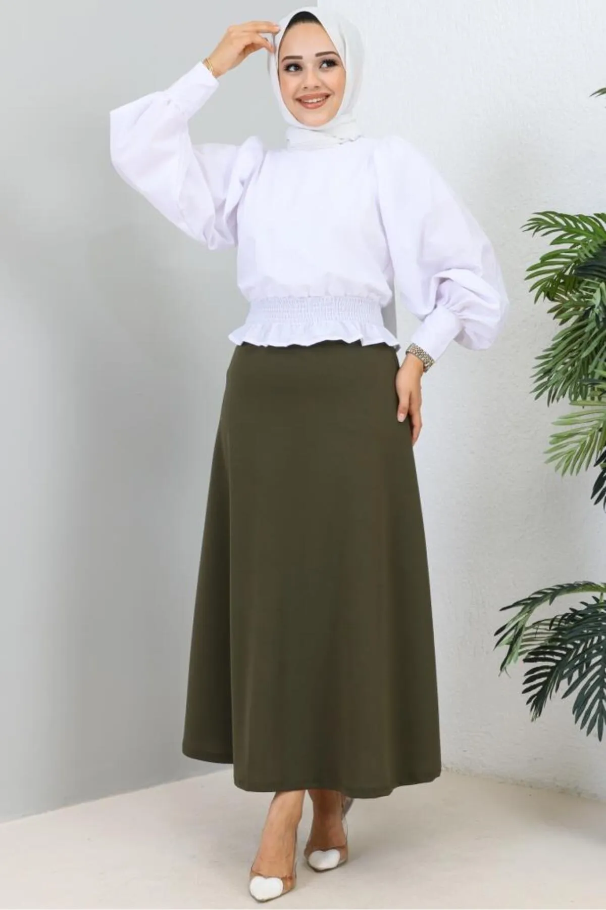 benguen  211 Mevlana Hijab-Rock Khaki