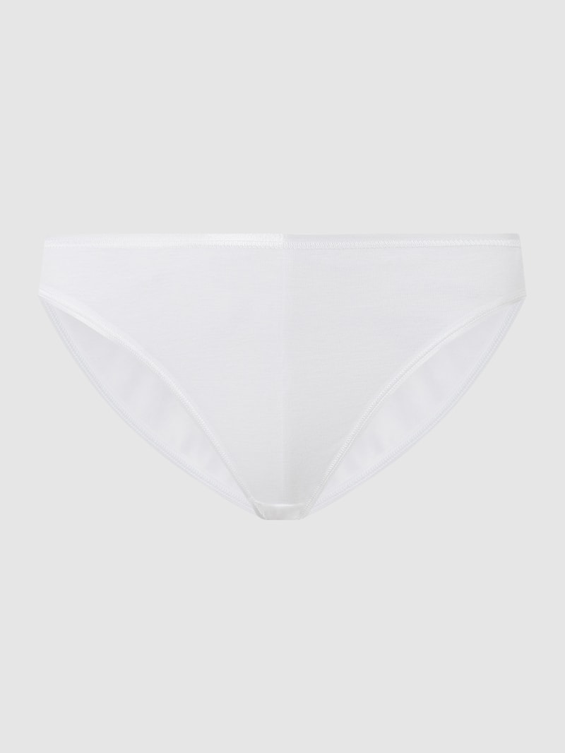 Slip aus merzerisierter Baumwolle Modell 'Cotton Seamless' in weiß