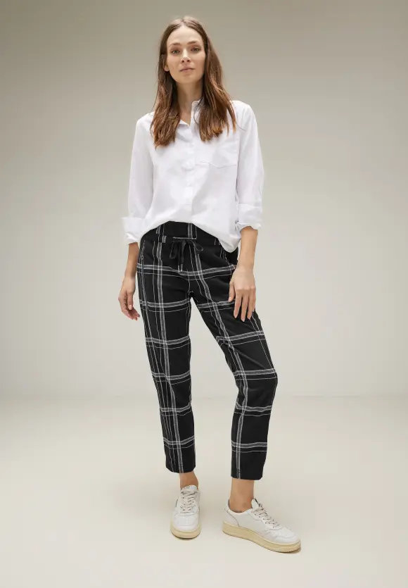 Street One Loose Fit Karo Joggpants