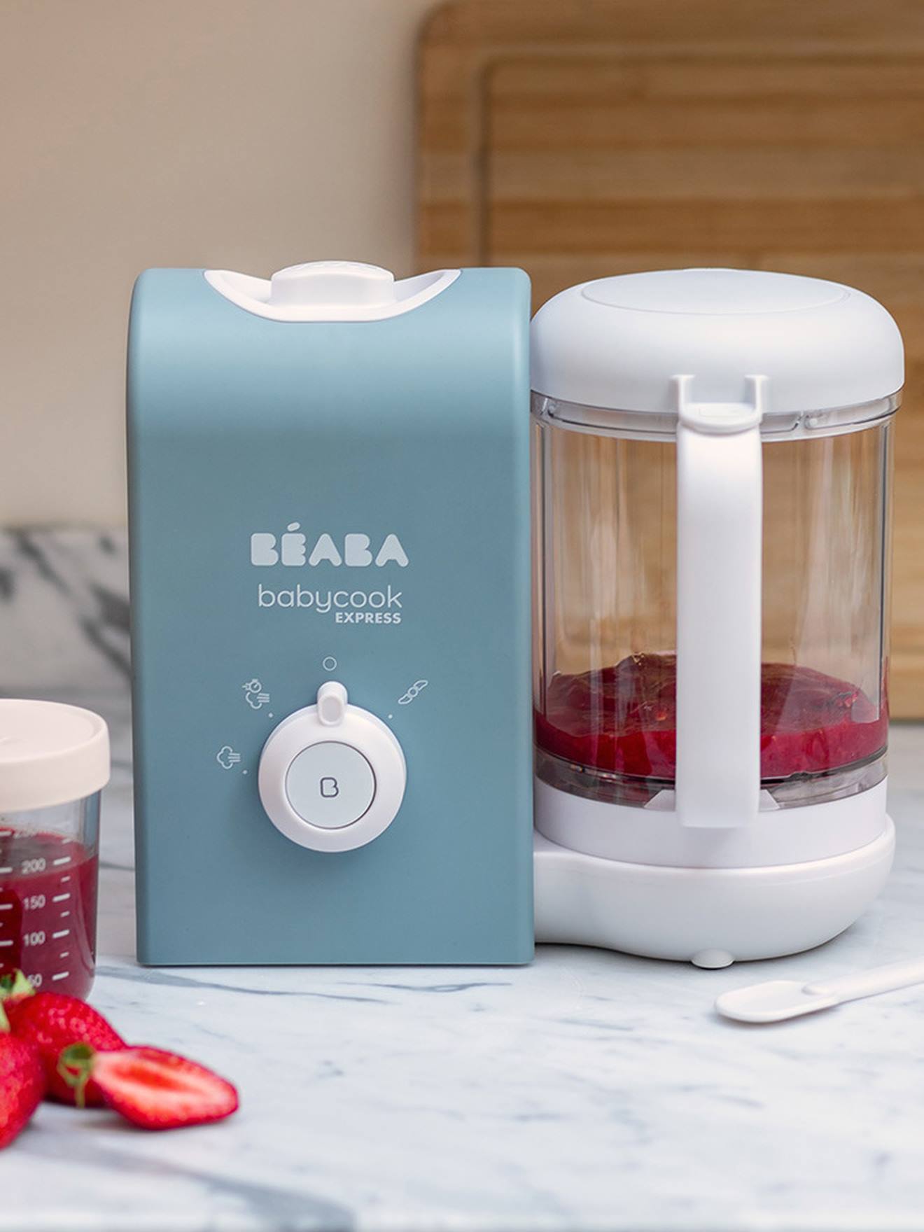 Babycook Express BEABA bleu baltique d'argile
