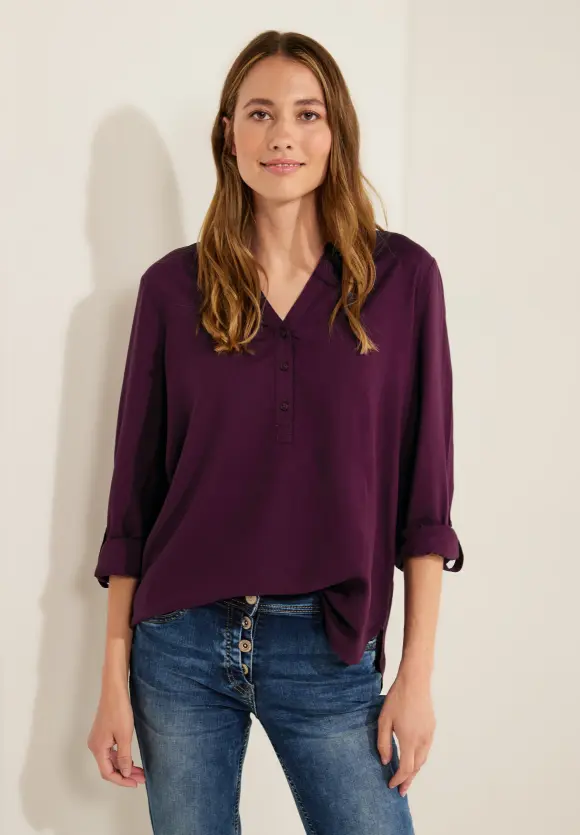 CECIL Bluse in Unifarbe