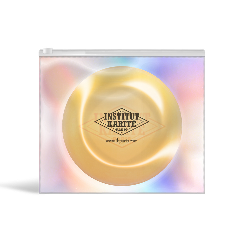 Institut Karité Paris Savon Macaron Amande et Miel 27g avec pochette hologramme Savon