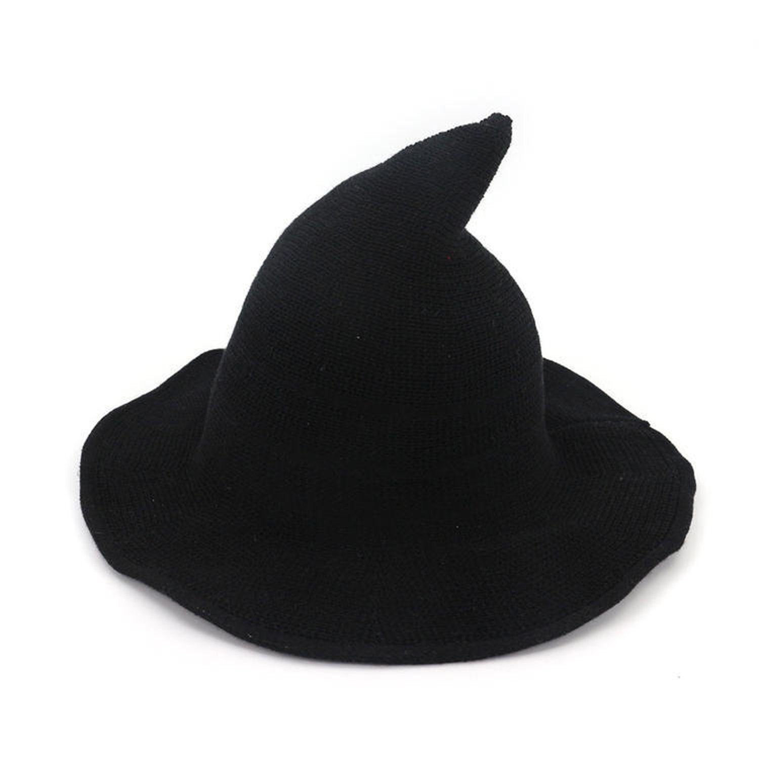 aikidio Schlapphut Faltbarer Hexenhut für Halloween oder Cosplay, Harry Potter Style