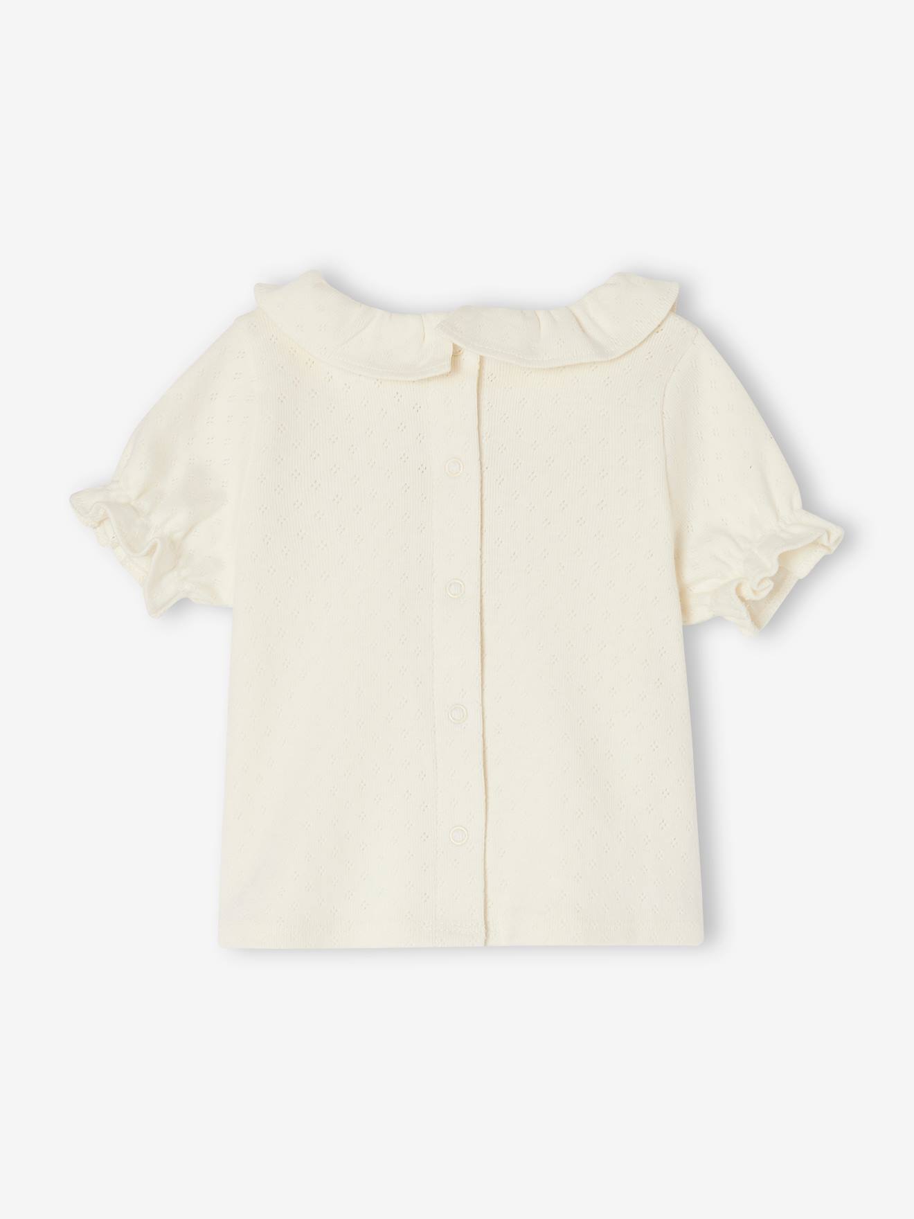 Vertbaudet 2er-Pack Baby T-Shirts aus Bio-Baumwolle - rosa nude