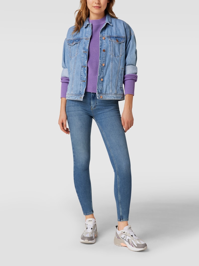 Skinny Fit Jeans mit Stretch-Anteil in blau