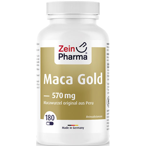 MACA GOLD vegetarische Kapseln plus Zink Vit.C  180 St  Kapseln