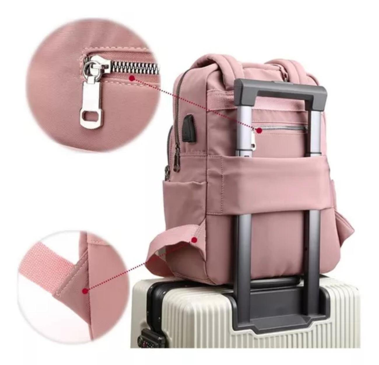 Coonoor Cityrucksack Nylon Wasserdicht Rucksäcke, Arbeitsrucksack externen USB-Anschluss
