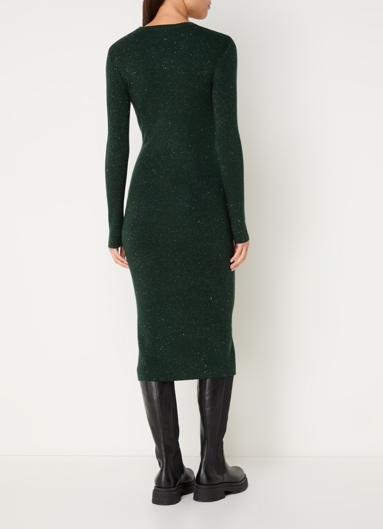 Vestido midi de malha fina Whistles Annie com lurex