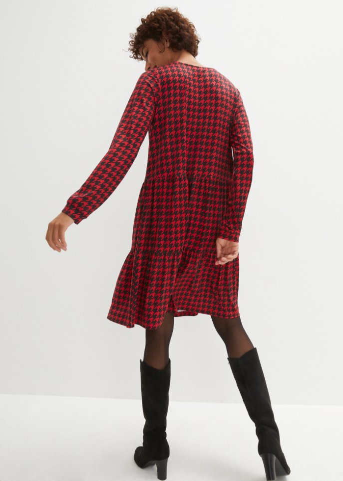 Shirtkleid Hahnentritt
