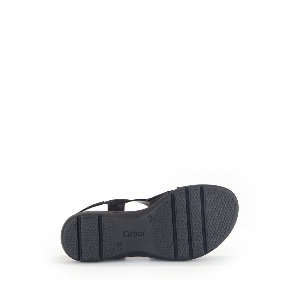 Gabor fashion Riemchensandale schwarz