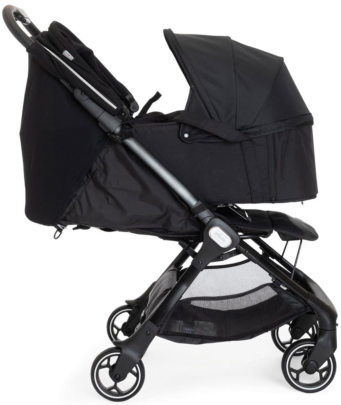 Chicco Sportbuggy We, Black, mit Regenschutz und Transporttasche
