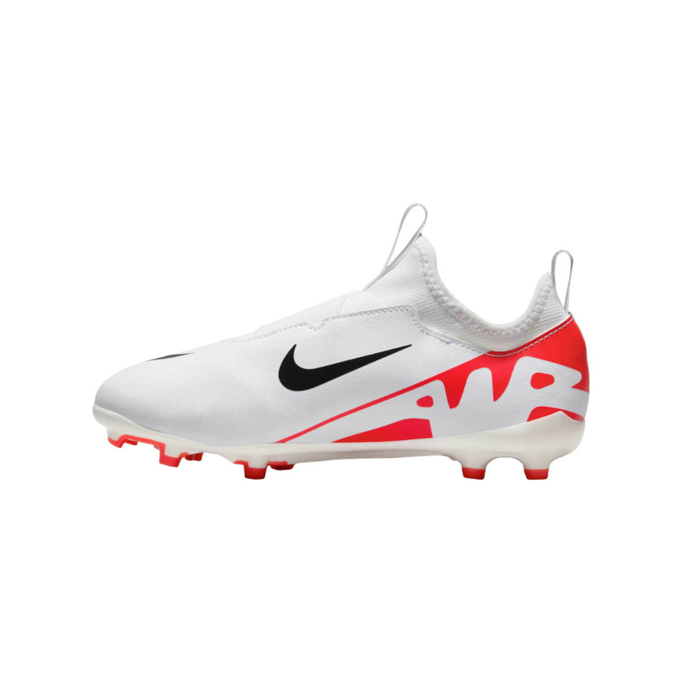 Nike Jr Air Zoom Mercurial Vapor XV Academy FG/MG Kids Rot Weiss Schwarz F600