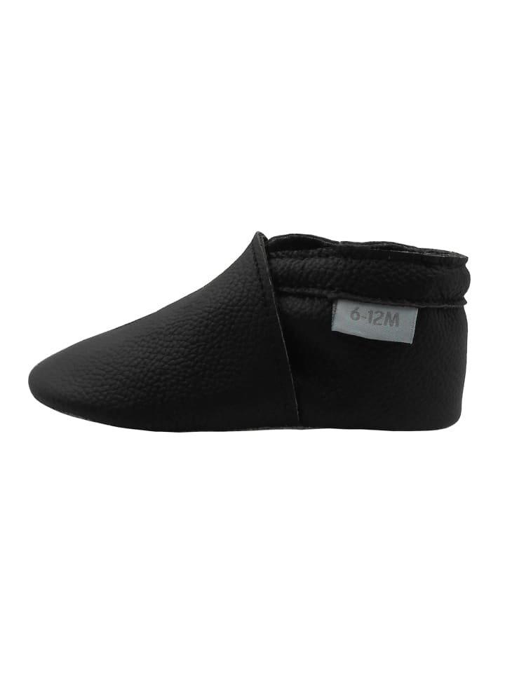 Yalion Baby Leder-Krabbelschuhe in Schwarz günstig kaufen
