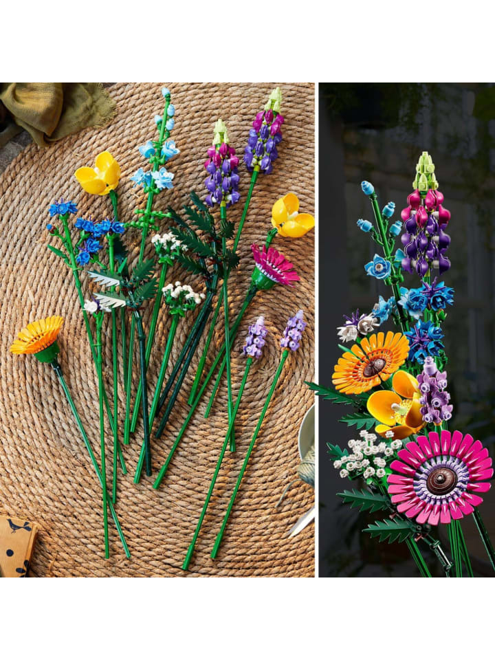 LEGO Icons Wildblumenstrauß in Mehrfarbig ab 18 Jahre günstig kaufen onesize