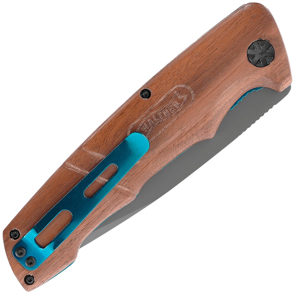 Walther Messer BWK 4 Blue Wood Knife