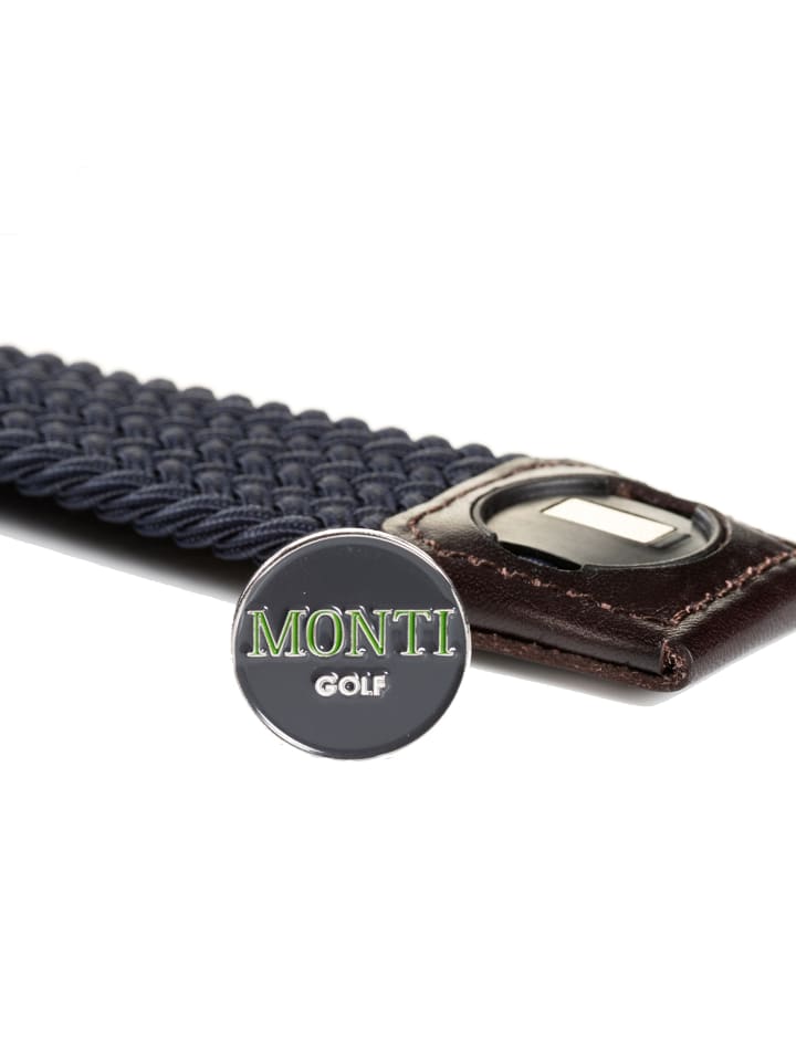 Monti Flechtgürtel BIRDIE in navy uni günstig kaufen
