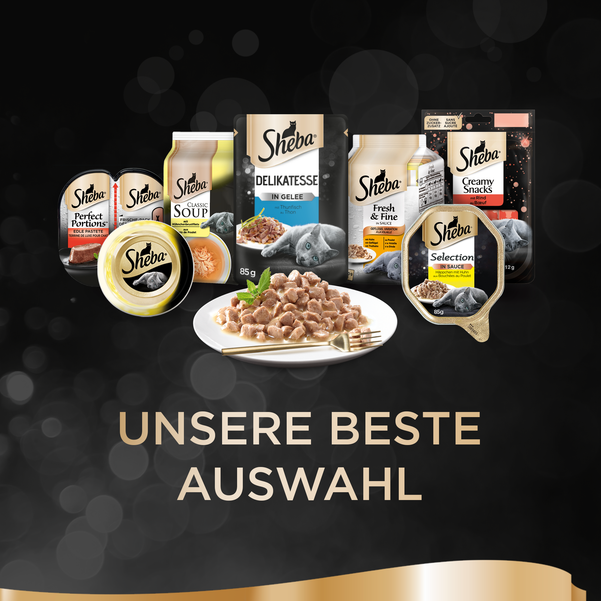 Sheba Nassfutter Sheba Sauce Lover 22x85g Thunfisch