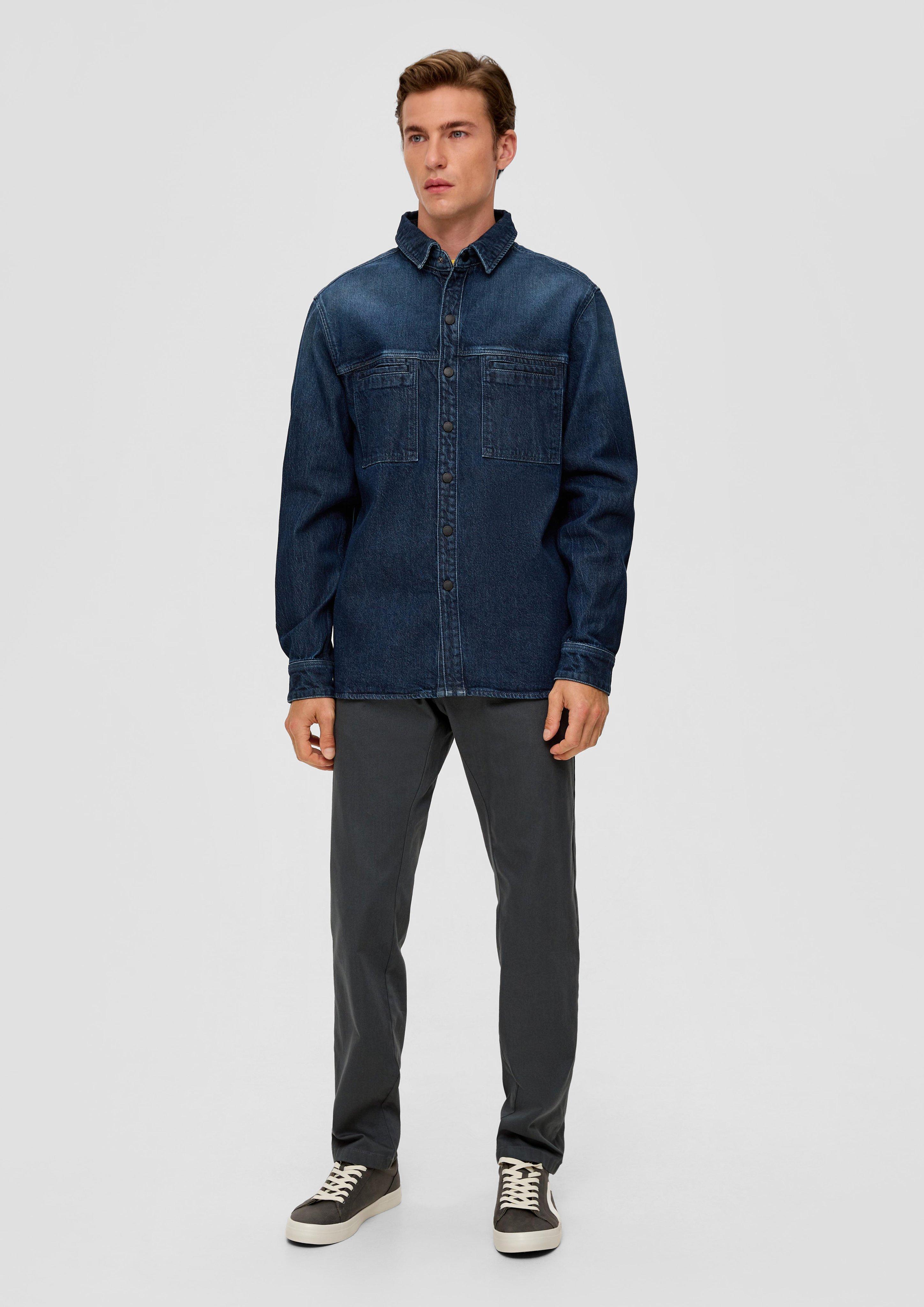 Relaxed: Jeanshemd aus Baumwollstretch  2135900-58Z8