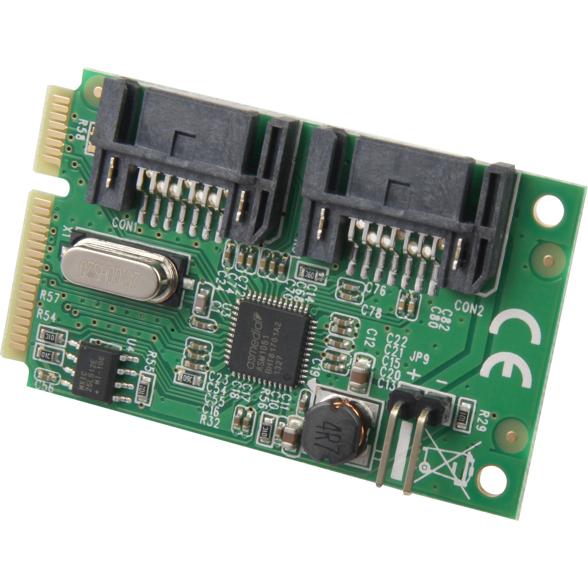Delock DeLOCK MiniPCIe I/O PCIe 2xSATA 6Gb/s, Controller Mainboard