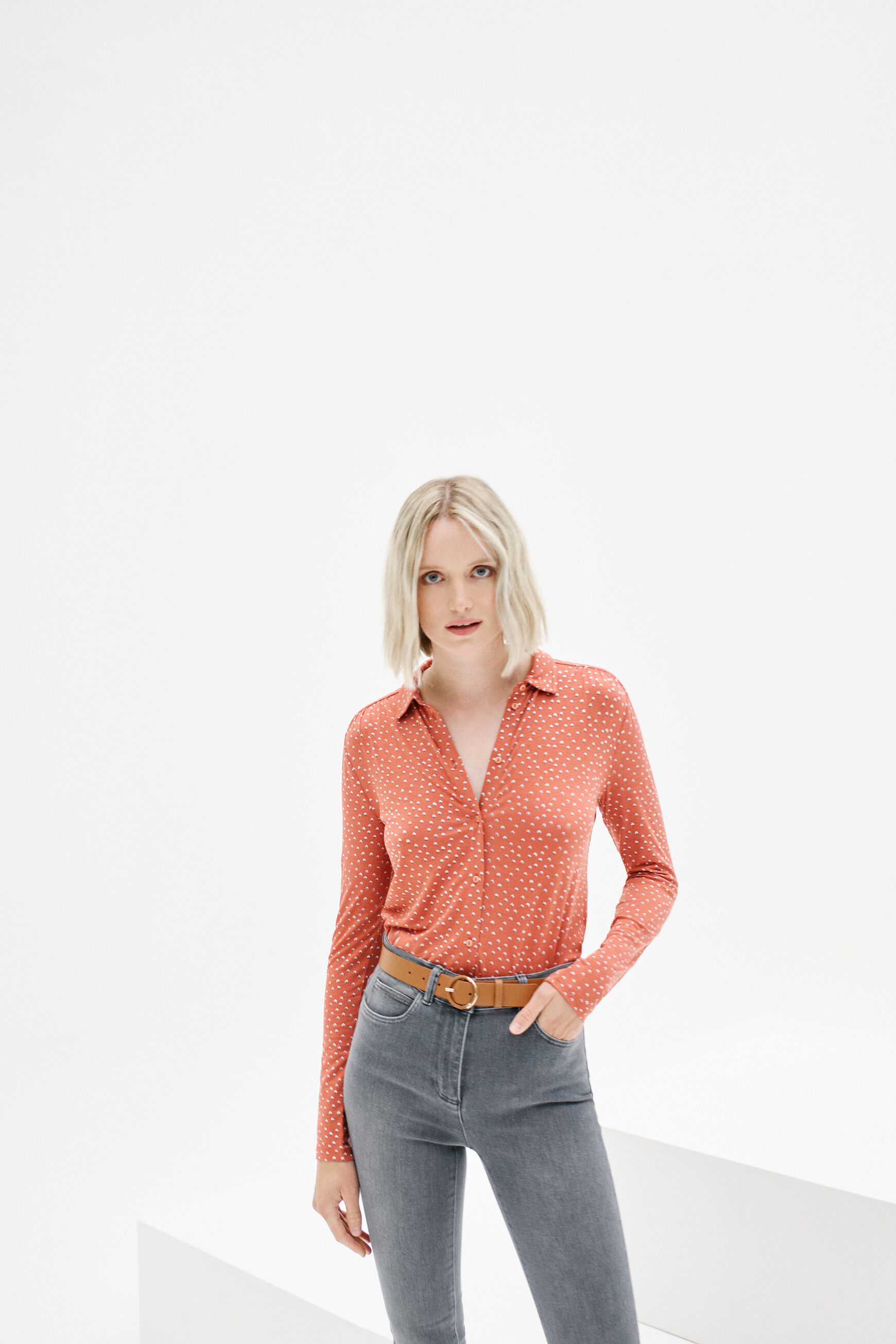 t-shirt jack vieux rose femme