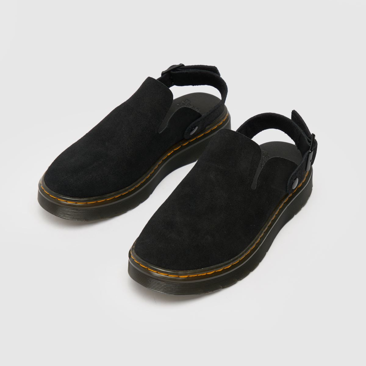Dr Martens – Carlson – Svarta mulesandaler