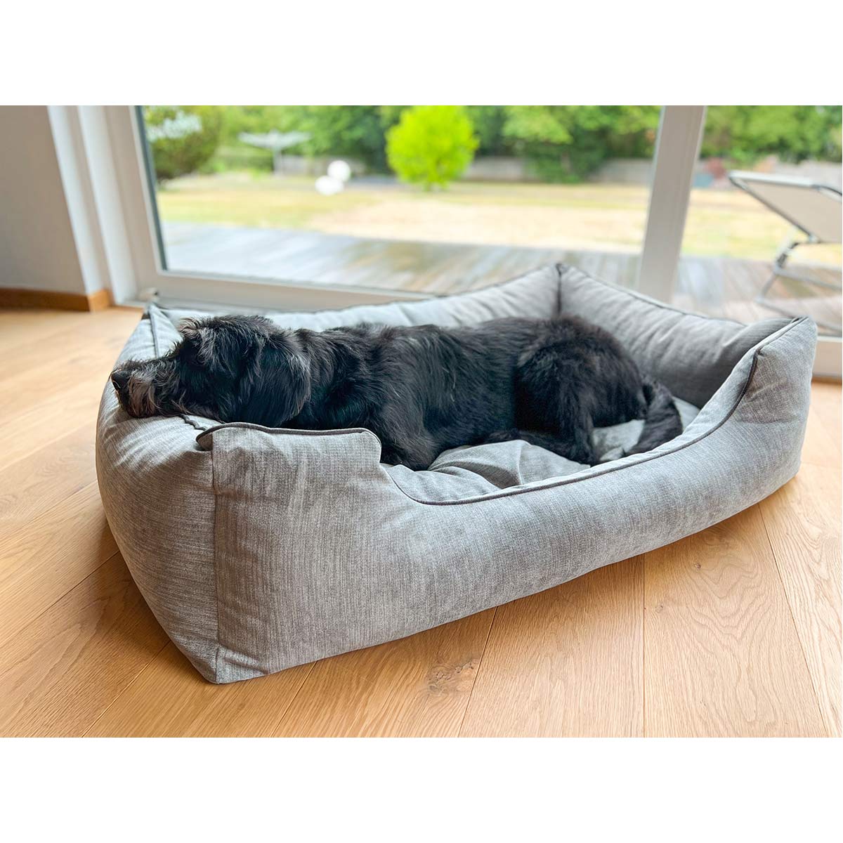 Aumüller Hundebett Sofa Ortho Line Grau kaufen bei ZooRoyal