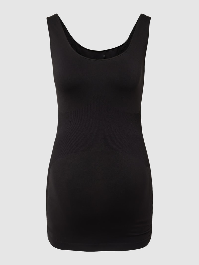 Umstands-T-Shirt in unifarbenem Design Modell 'HEAL' in schwarz