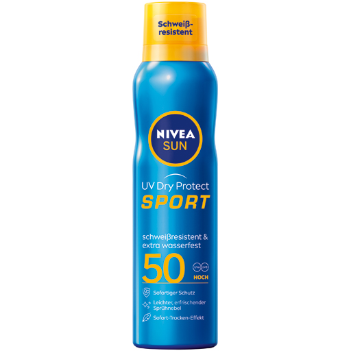 NIVEA SUN UV Dry Protect Sport LSF 50  200 ml  Spray