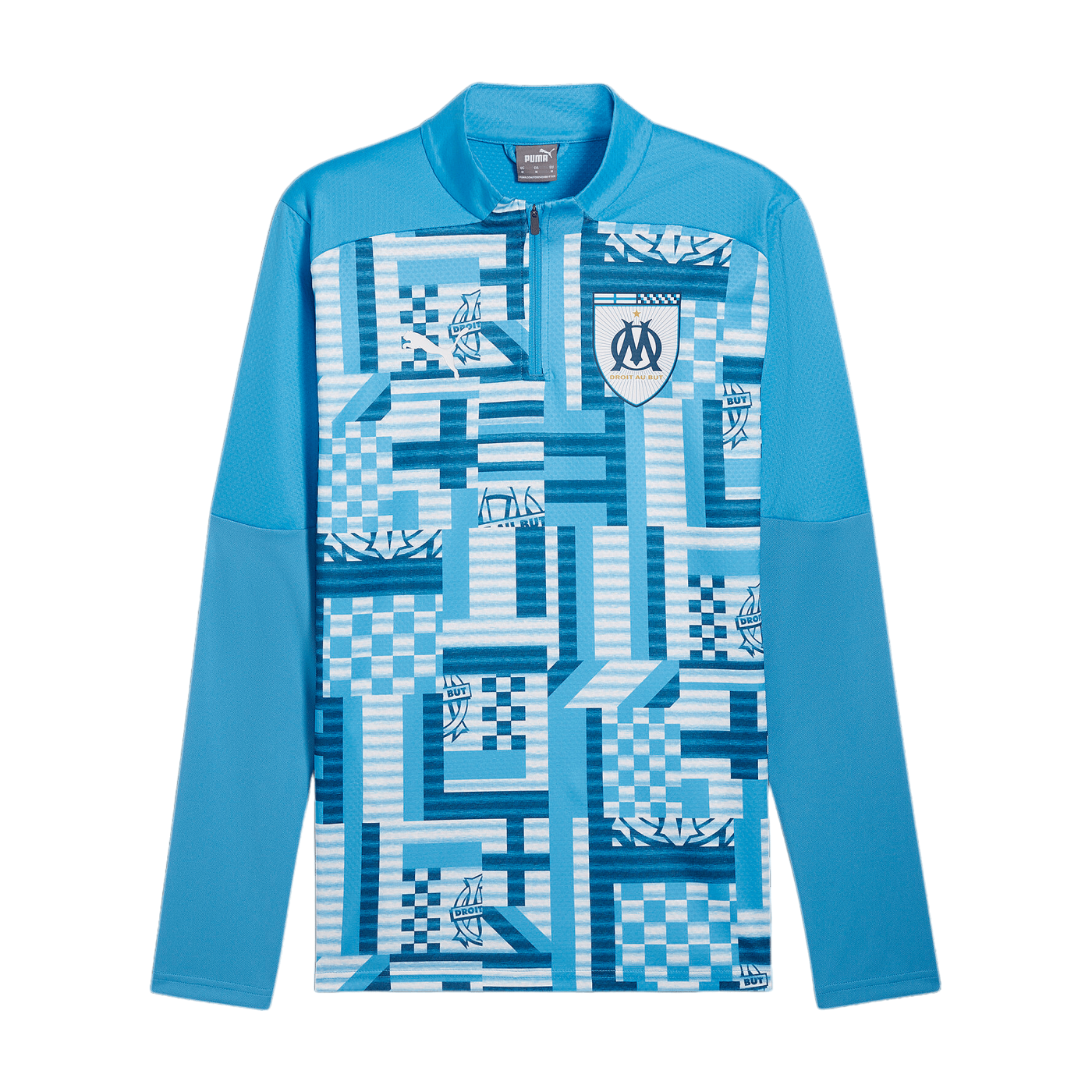 PUMA Olympique Marseille Prematch Sweatshirt 2024/2025 Blau F23