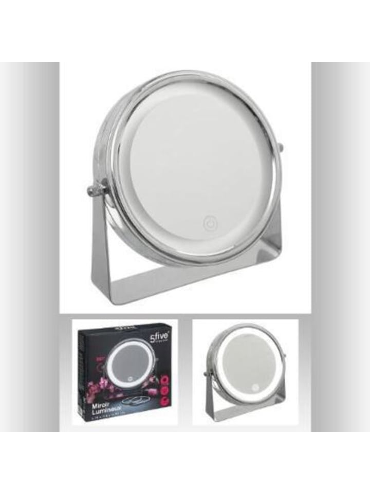 5five Simply Smart LED-Kosmetikspiegel in silbern günstig kaufen onesize