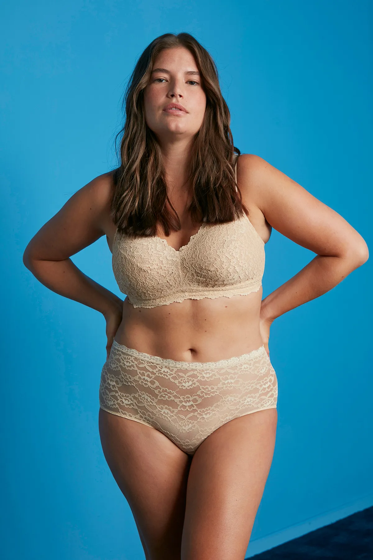 Penti  Unterhosen - Beige - Lochmuster