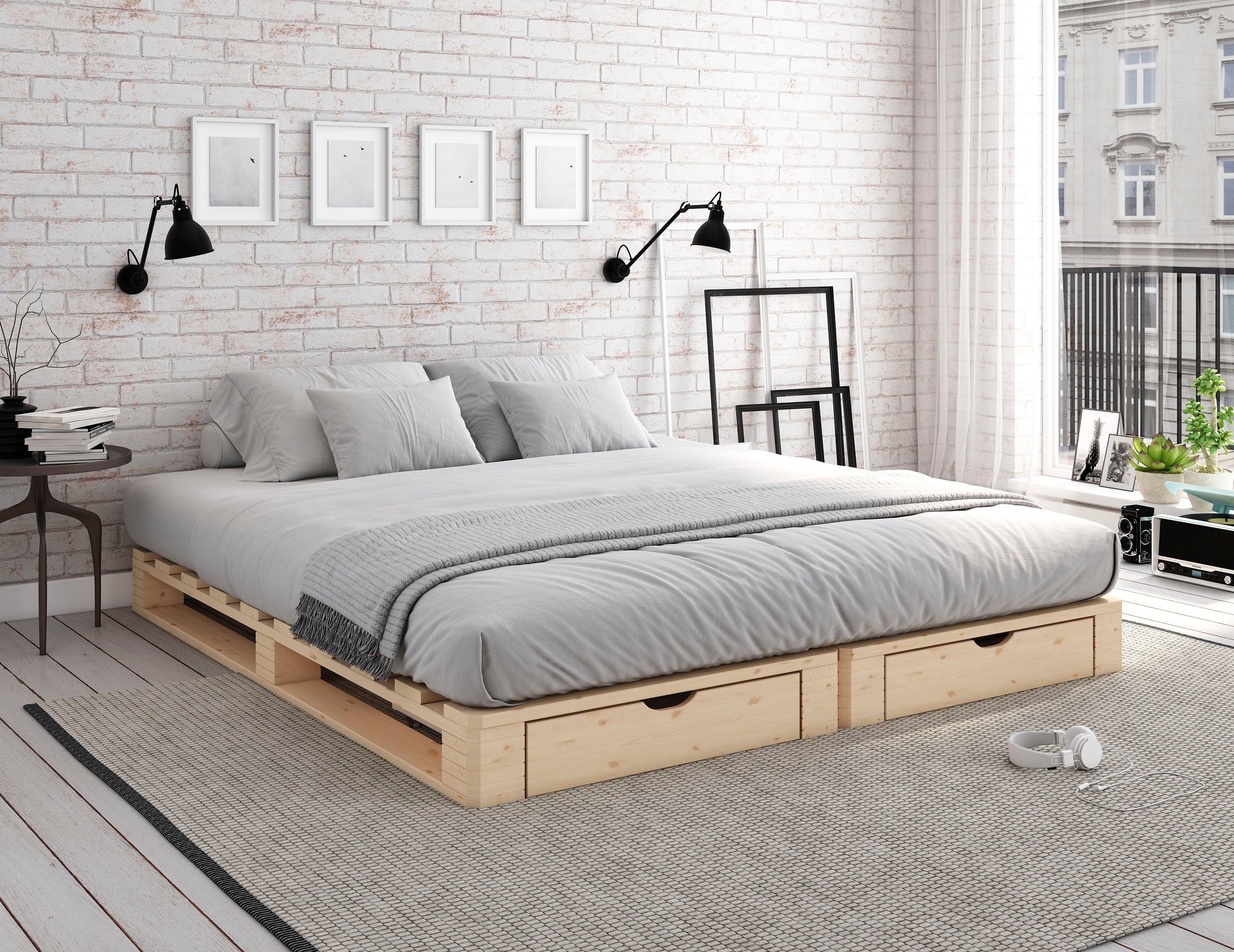 Home affaire Palettenbett 