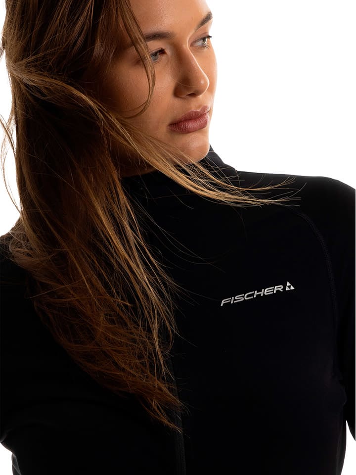 Fischer Fleecejacke in Schwarz günstig kaufen