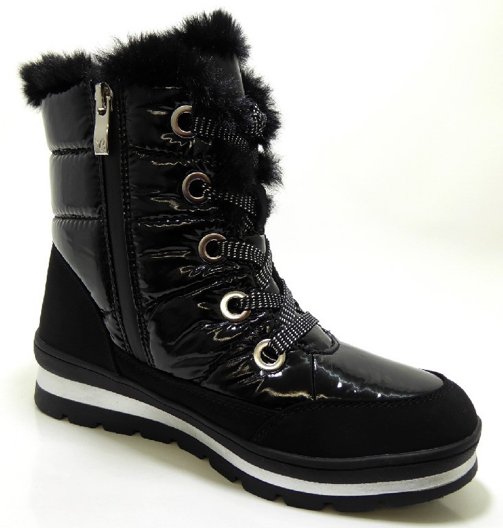 CAPRICE Schnür-Stiefeletten schwarz
