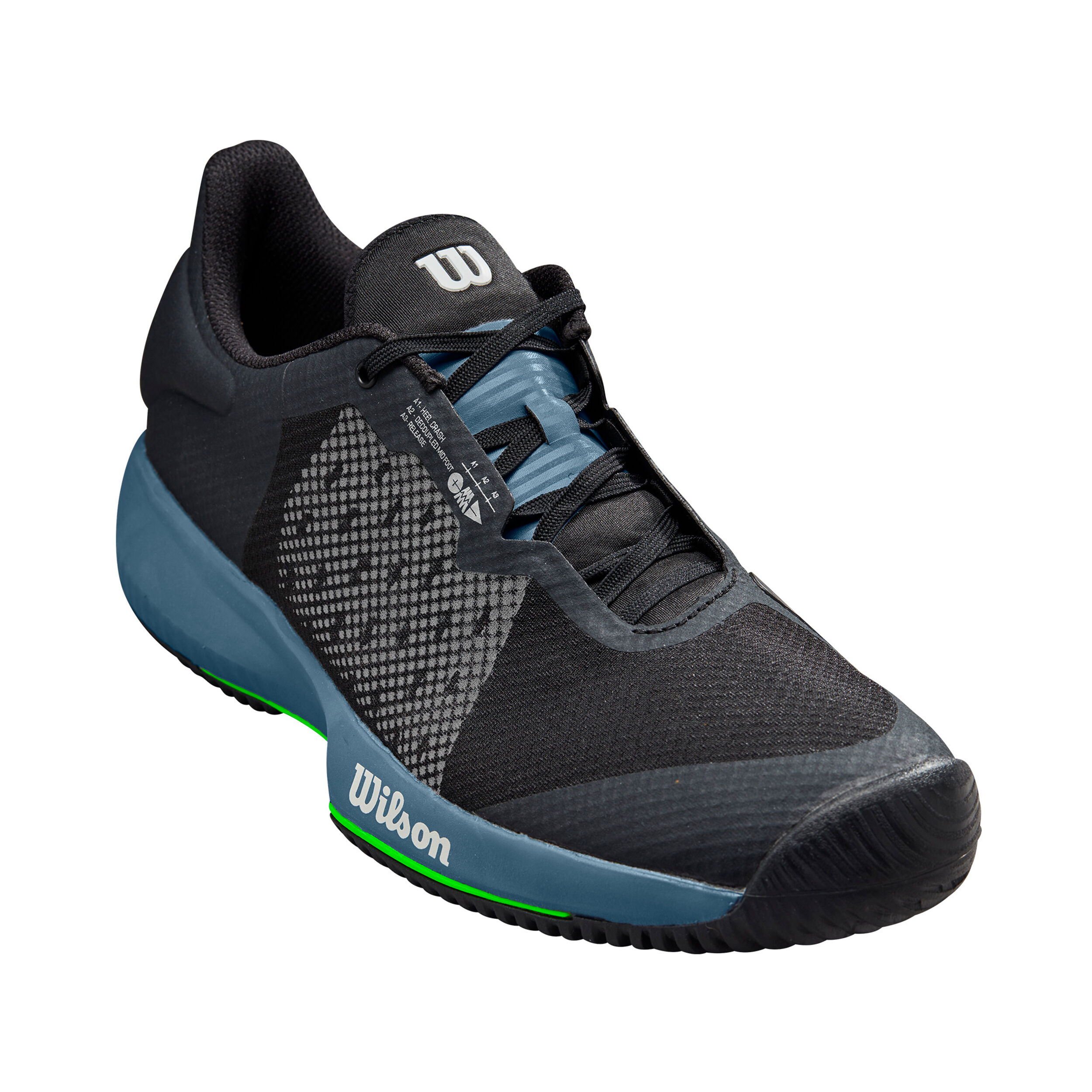 Kaos Swift Allcourtschuh Herren - Schwarz, Blau