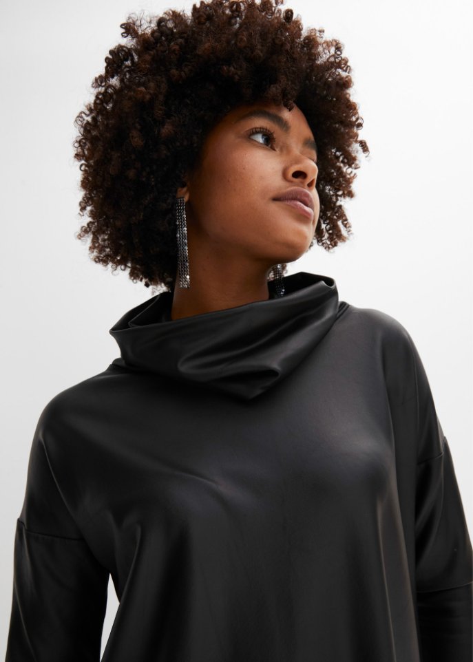 Lederimitatkleid
